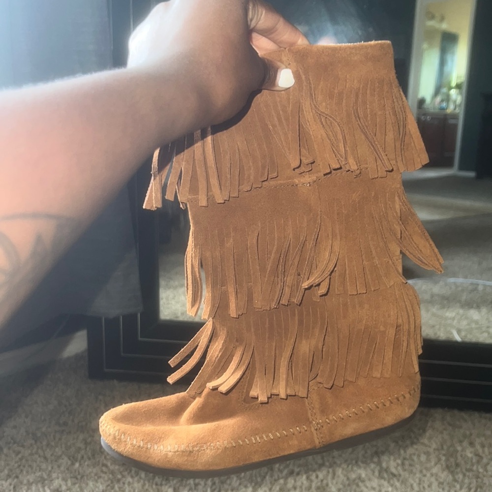 Minnetonka 3-Layer Fringe Boot - image 5